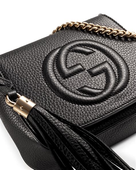 gucci black cinch hard sided round leather cross body handbag|Gucci clutch bag.